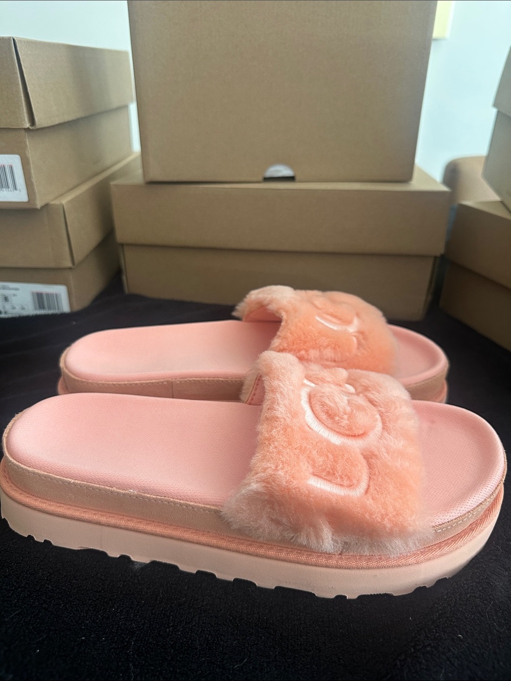 UGG Women’s Fur Slide Sandal
